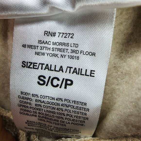 Womens IML Tan Tie Dye Fleece Sweatpants Drawstring Cotton Polyester Size S - Picture 4 of 8